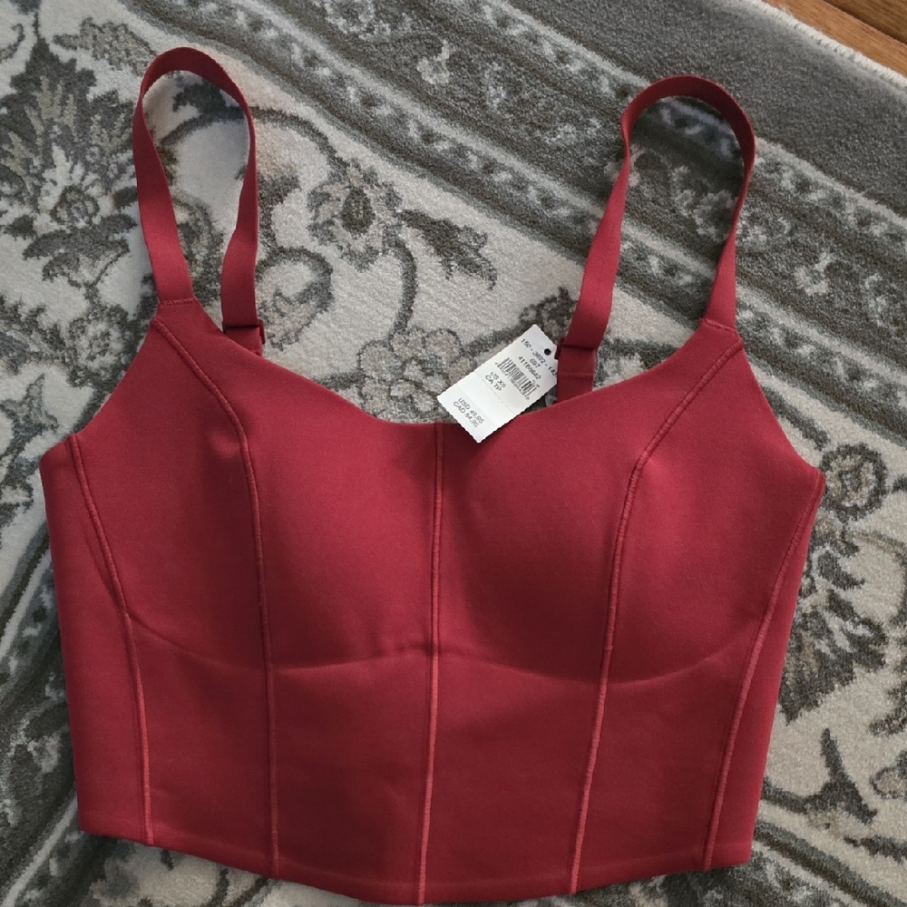 Offline By Aerie Real Me Hold Up Corset Sports Bra